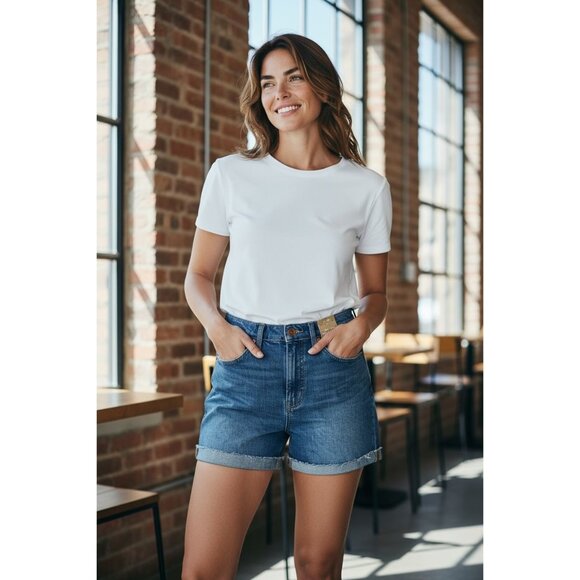 Madewell Pants - MADEWELL Women High-Rise Denim Shorts W29
